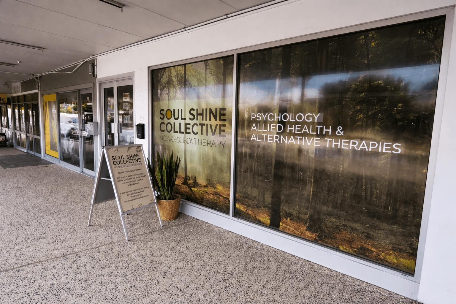 Exterior of Soul Shine Collective, Stafford Brisbane – home of Organic Psychology